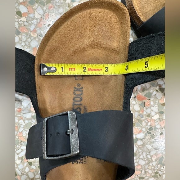 Birkenstock Arizona Black Oiled Nubuck Leather 37 / 6.5 - Picture 11 of 12